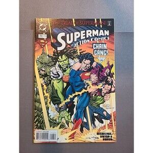 Vintage DC comics Superman Chain Gang #716 NM Comic Book